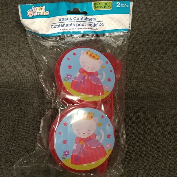 New Cat Princess Snack Containers & Spoon Set - Picture 6 of 9